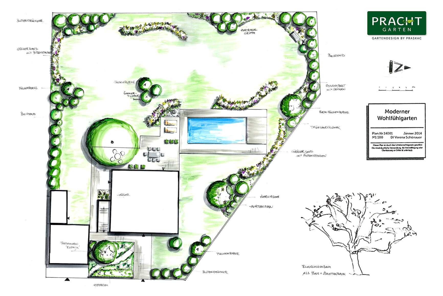 moderne Gartengestaltung